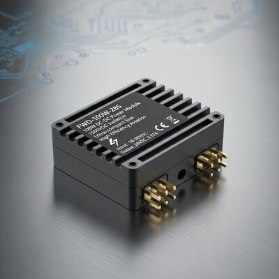 31g Moisture Proof FWD 100W 28S Series DC DC Power Module With 1500VDC Isolation Ultra Compact Size Designed Aviation Applications