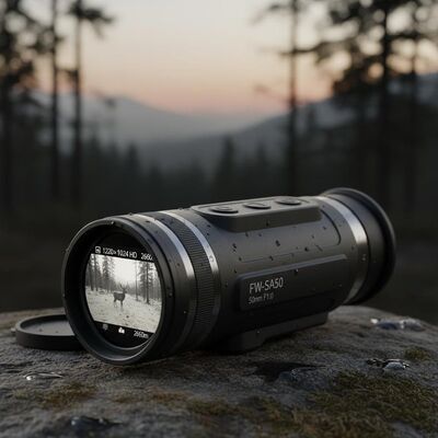 FW-SA50 Thermal Monocular with 2600m Detection Distance, 1280×1024 HD Thermal Imaging Resolution, and 50mm F1.0 Lens for Outdoor Use