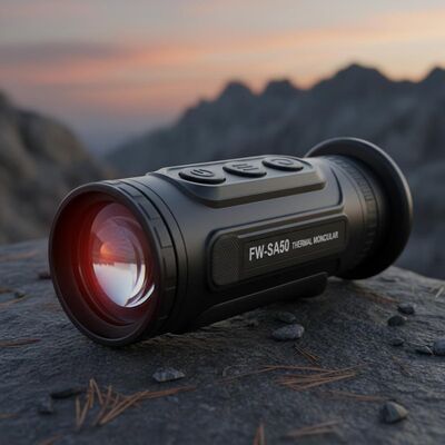 FW-SA50 Thermal Monocular with 2600m Detection Distance, 1280×1024 HD Thermal Imaging Resolution, and 50mm F1.0 Lens for Outdoor Use